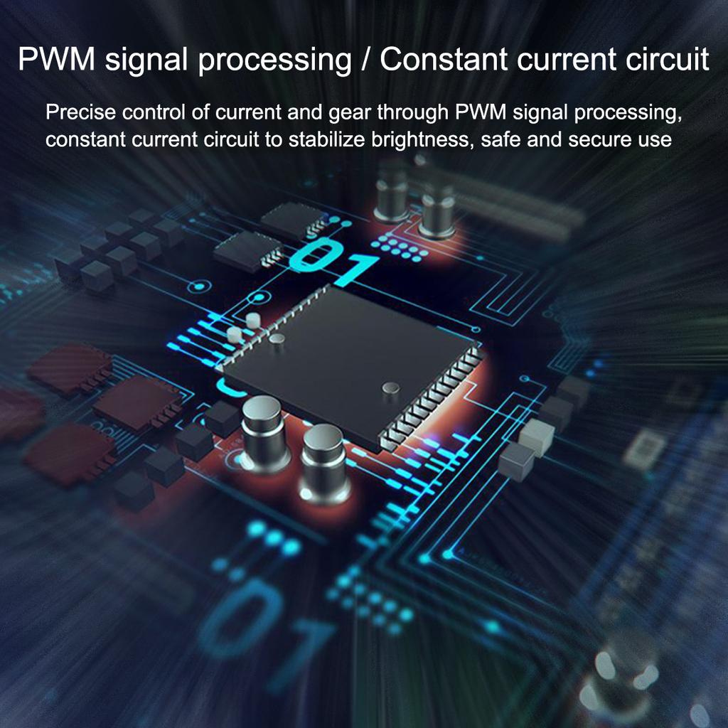 SecurityIng DF08 Scuba Diving Flashlight 1050LM Underwater 150m Deep Waterproof Torch Light with 9 Degree Beam Angle