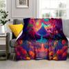 1 Stück Fantasy-Landschafts-Druckdecke, Weiche und bequeme Decke, Reise-Sofa-Bett, Büro-Heimdekoration, Geburtstagsgeschenk-Decke, Jungen, Mädchen