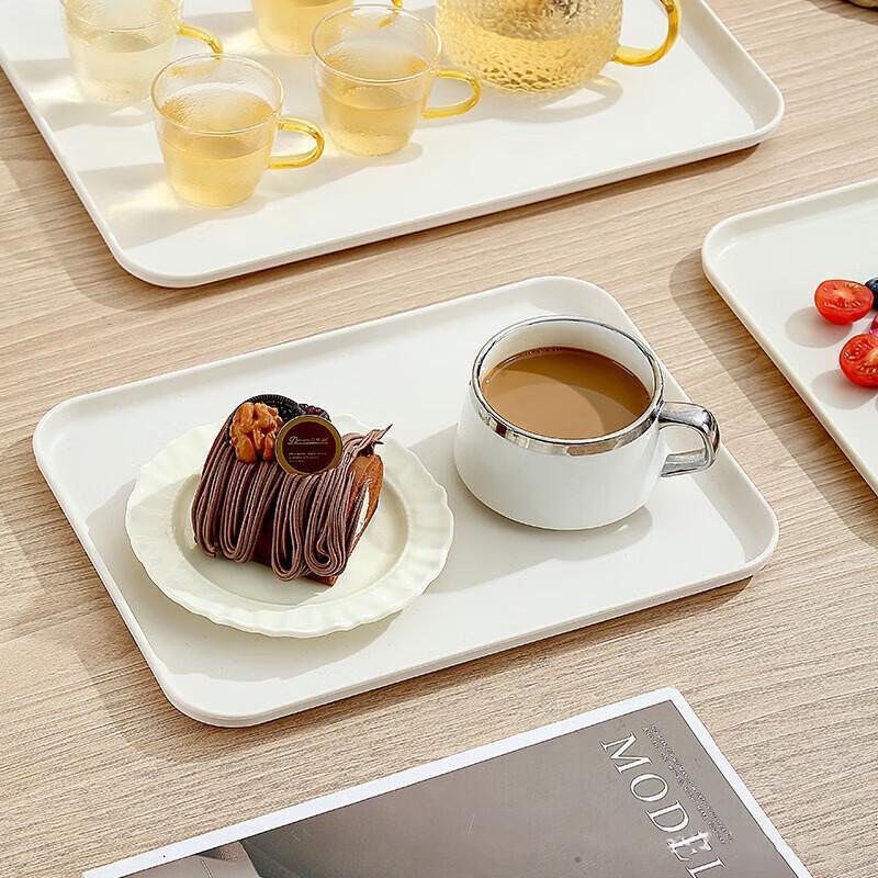 

Direan Thickened Wheat Straw Rectangular Serving Tray