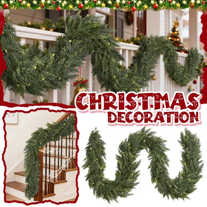 

4,5 м Светящаяся Искусственная Цветочная Лоза, Искусственная Цветочная Лоза, Пластиковый Цветок, Маскировка Труб, Украшение для Балкона One Size зелёный