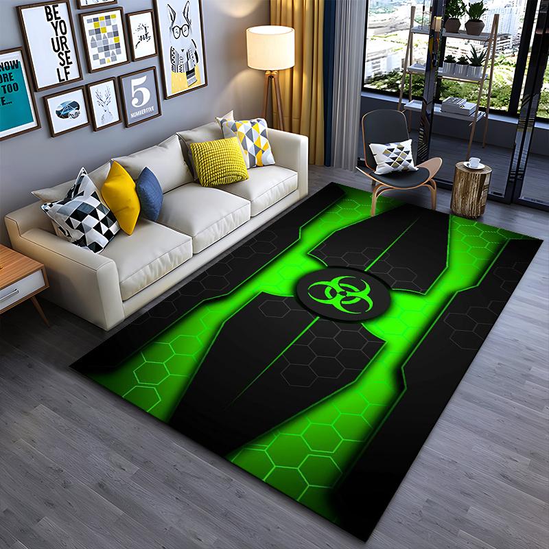

Biohazard Style Rug Suitable for use as an anti-slip game mat for living room and bedroom sofas 40x60cm( 15x23in )