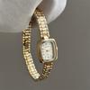 Doukou Light Luxury Square Chain Watch Femininity Small Dial High Sense Niche Retro Women'S Watch