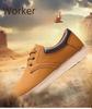 Men's Waterproof Non-Slip Leather Casual Work Shoes - Large Size, Trendy Spring Design