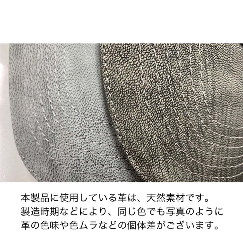 DEGNER Leather Cap/DEGNER Leather Cap Hat Unisex Gray CP-18