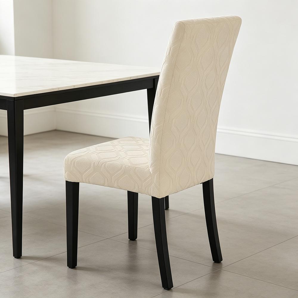 Jacquard Dining Chair Cover Elastic Anti-dirty Chair Covers Home Decor Kitchen Seat Slipcover for Banquet Party Wedding