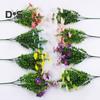 Outdoor Artificial Daisies Flowers Fake Flowers for Indoor UV Resistant Waterproof Realistic Faux Flower Bouquets Outside Hanging Plants Garden Porch