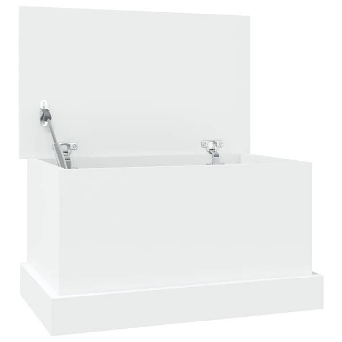 VidaXL Boîte de rangement blanc 50x30x28 cm bois d'ingénierie 816496