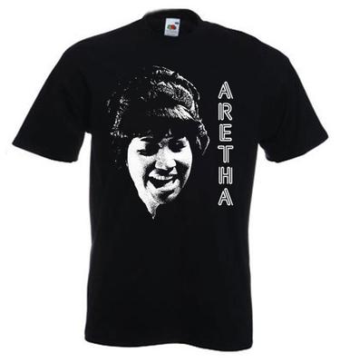 Aretha Franklin Herren T-Shirt - Motown Records Northern Soul - Größen von S bis 3XL