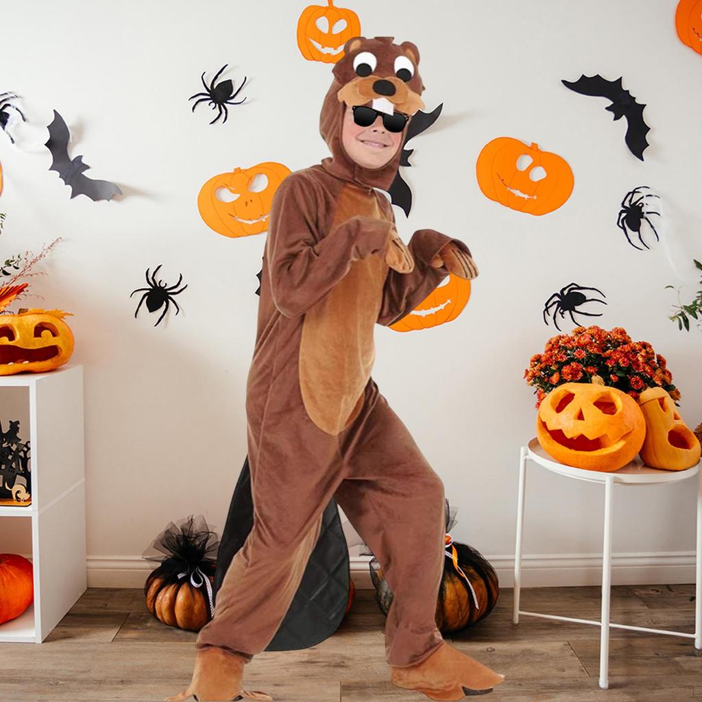 Costum Vidră de Râu pentru Copii Articole de Cosplay pentru Petrecere Performanță pe Scenă