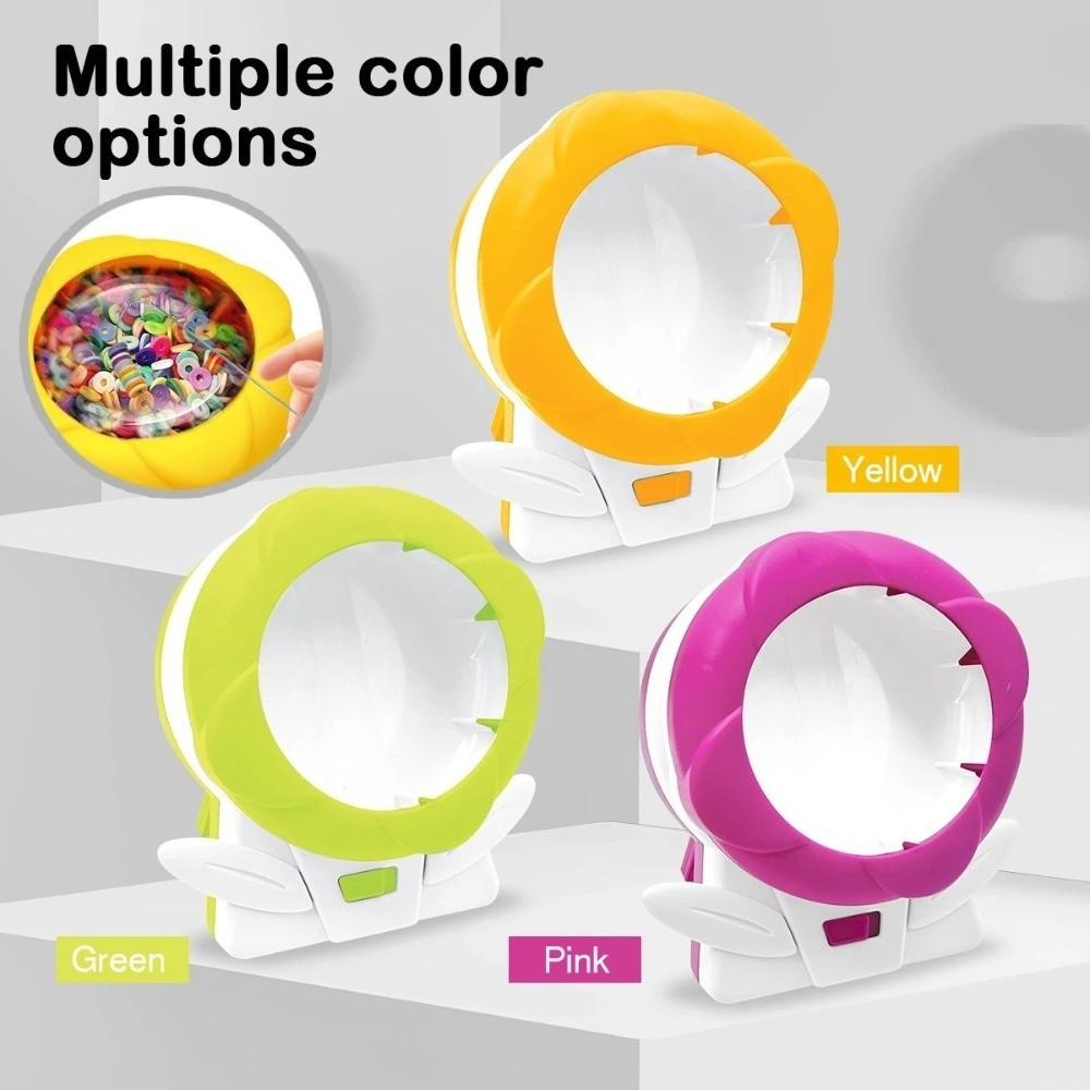 Quickly Beading Electric Bead Spinner with Needle Flat Clay Beads Beading Device Fast Spinning Professional Bead Spinner Kit