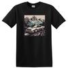 Mountain Racing Car Vintage Art T Shirt Cool Classic Ride Tee Adventure
