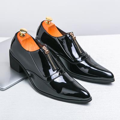 Luxury Brand Men Leather Shoes Fashion Business Casual Shoes Designer Pointed Dress Shoes for Men Banquet Party Wedding Footwear