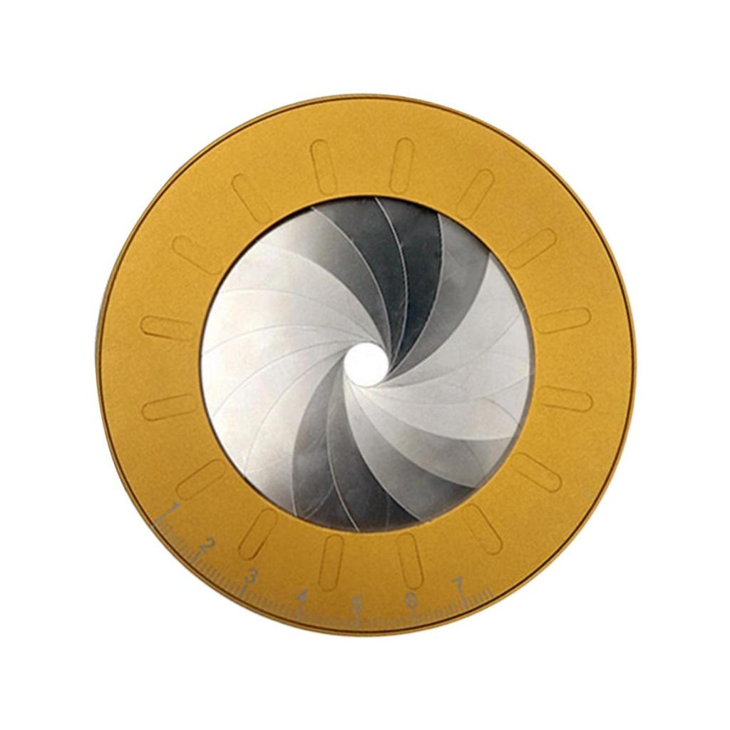 Professional Circle Stencil Tool, Gold Template with Rotating