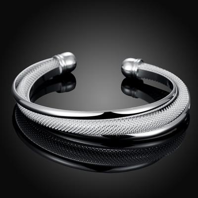 Bracciale Rigido Aperto Vintage in Argento 925 & Bangles Per Donne Gioielli Qualità Superiore