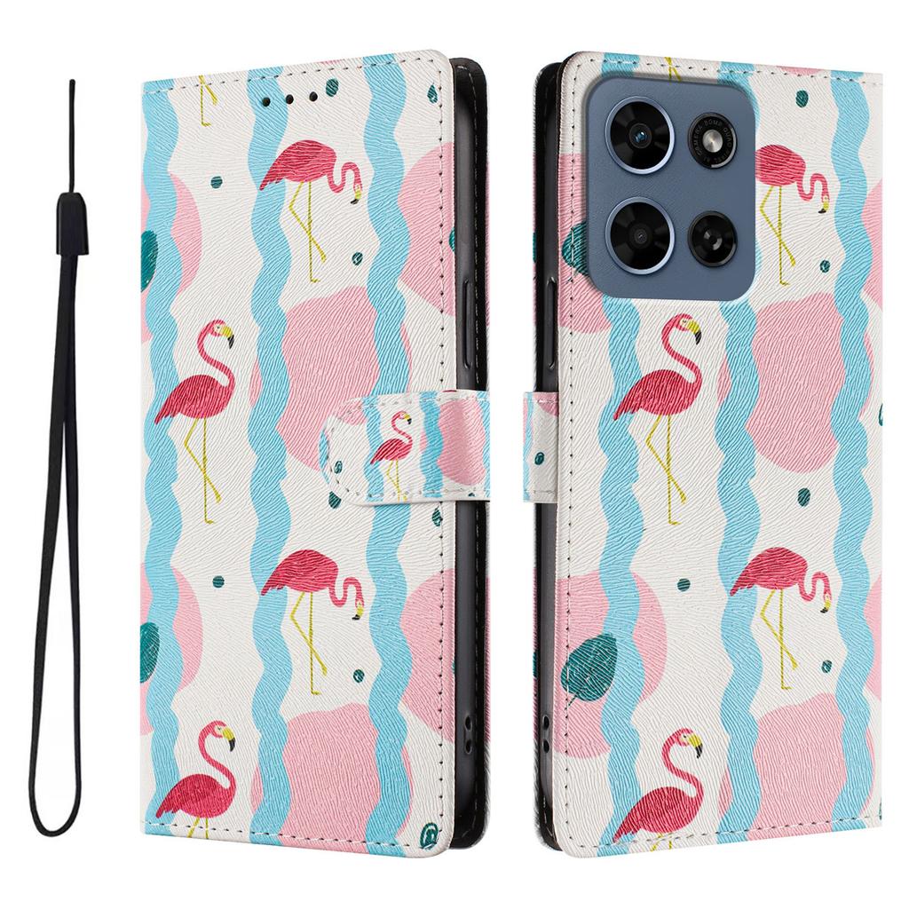 For Nothing Phone 4APro Painted Flower Cartoon Flip Card Leather Case CMF Phone 2Pr