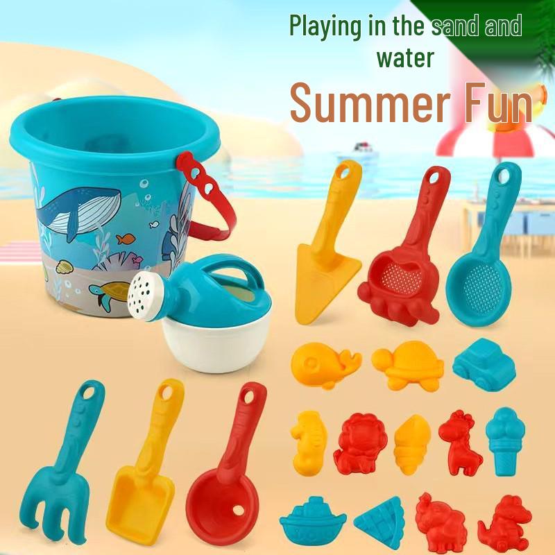 Xinhang Children's Beach Sand Toy Set: Bucket, Shovel, and Tools
