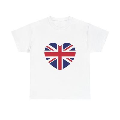 Herzflagge des Vereinigten Königreichs - T-Shirt