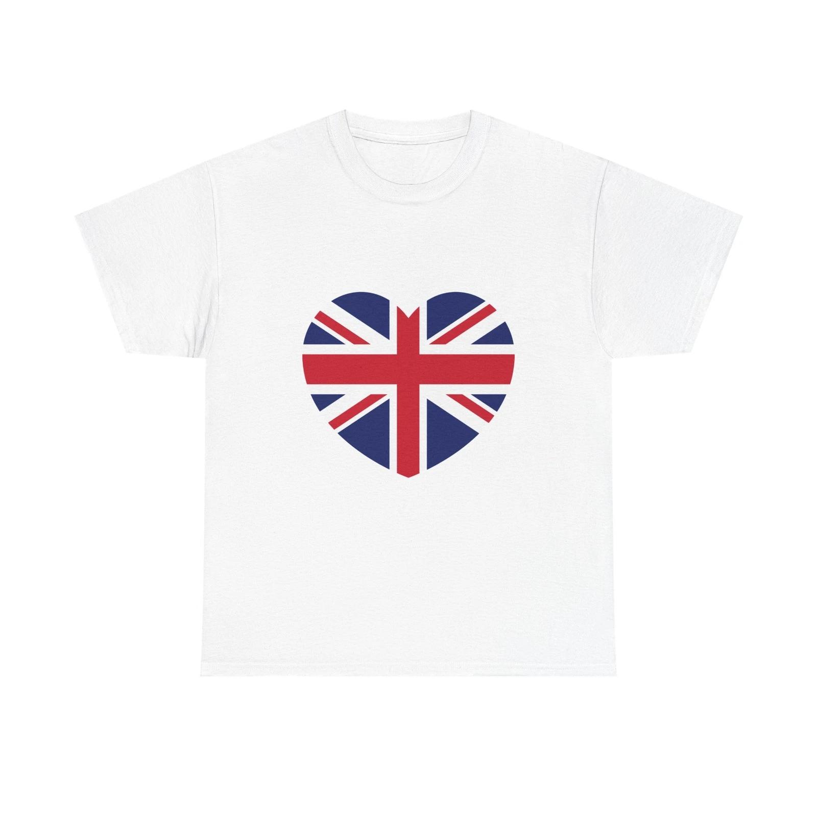 Heart Flag of the United Kingdom - T shirt 2XL