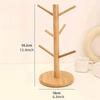 Bamboo Tree-Shape Mug Rack for Kitchen and Living Room