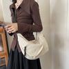 IELGY Large Capacity Commuter Work Cloth Bag Fashion Nylon Dumpling Bag Crossbody Korean Version