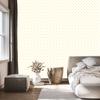 White and cream dots wallpaper, white background for living room and bedroom 50x1000