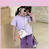 Adorable Fashionable Girls Shoulder Bag In Macaron Colors For Daily Wear And Play