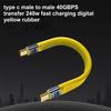 USB 4 Cable Speed 40Gbps USB C to USB C Cable for Fast Data Transfer 240W Charging Power 8K 60hz Video Thunderbolt3