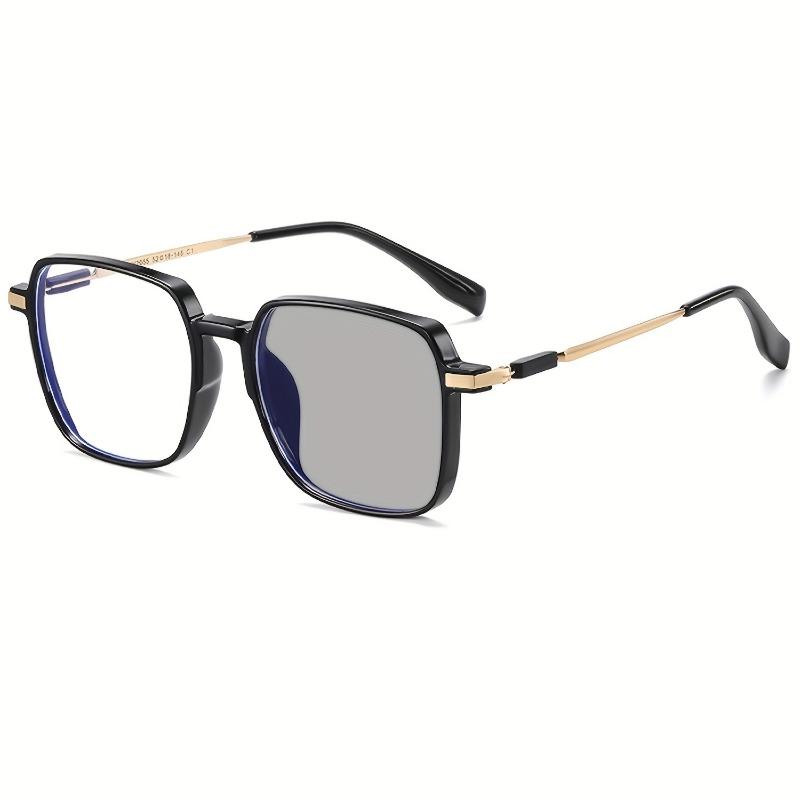 4PCS Exquisite Large Frame Women's Pochromic Reading Glasses Comfortable and Simple Indoor Fashionable Reading Glasses