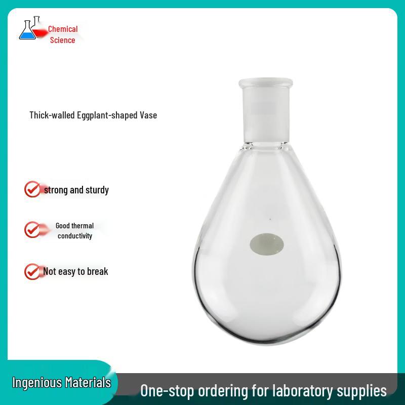 Thick-Walled Pear-Shaped Laboratory Flask