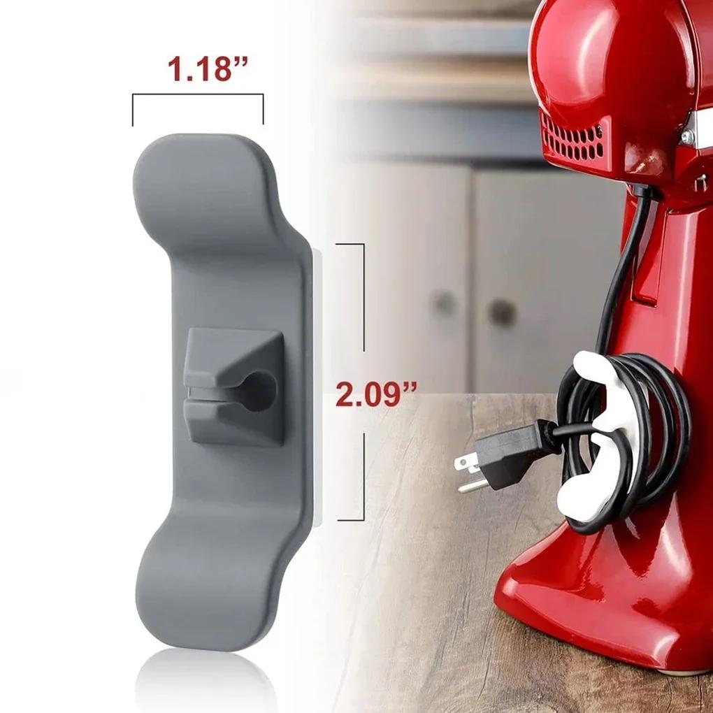 4Pcs Cord Storage Cable Wrap Attachment Compatible with for Kitchenaid Stand Mixer As Kitchen Aid Cable Organizer