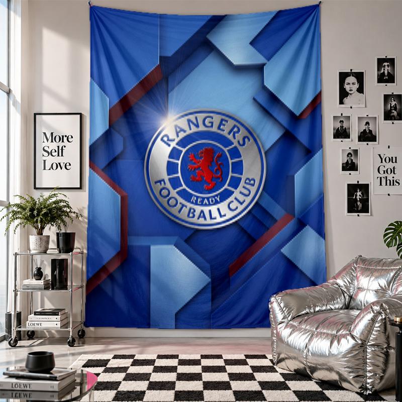 Rangers FC Wall Tapestry Home Decor Wall Hanging Cloth for Bedroom Living Room Background