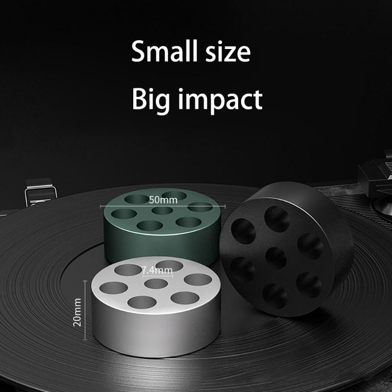 Aluminum Alloy Turntable Weight Engineered for Resonance Reduction Sound Quality Record Turntable Accessories