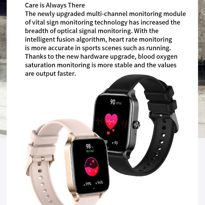 2025 Neue Mode Smartwatch Damen 1,85" HD-Bildschirm Benutzerdefiniertes Zifferblatt Gesundheitsmonitoruhr für Frauen Bluetooth-Anruf Sport-Smartwatches