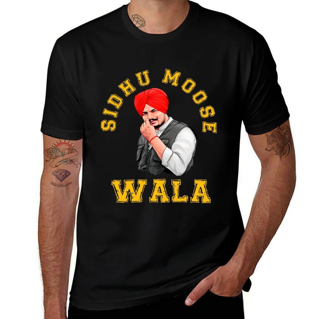 Sidhu Moose Wala Tshirt Halloween Casual Tshirt