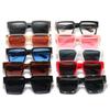 New Luxury Brand Designer Square Oversized Sunglasses Men Women  Fashion Thick Frame Glasses Mens Uv400 Male Celebrity