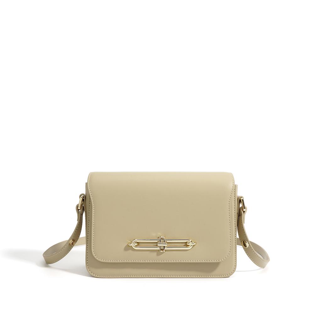 New High-end Exquisite Small Bag Fashion Lock Small Square Bag Versatile Shoulder Messenger Bag