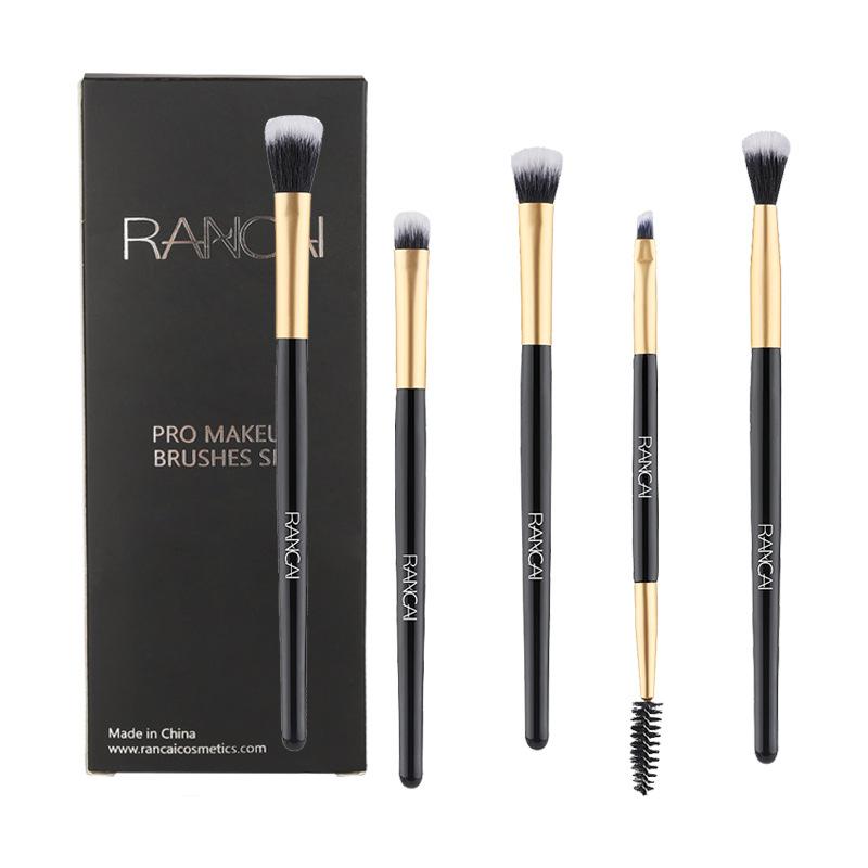 RANCAI 5 makeup brush set, full set of double-ended eyeshadow brushes, eyebrow brushes, lots of