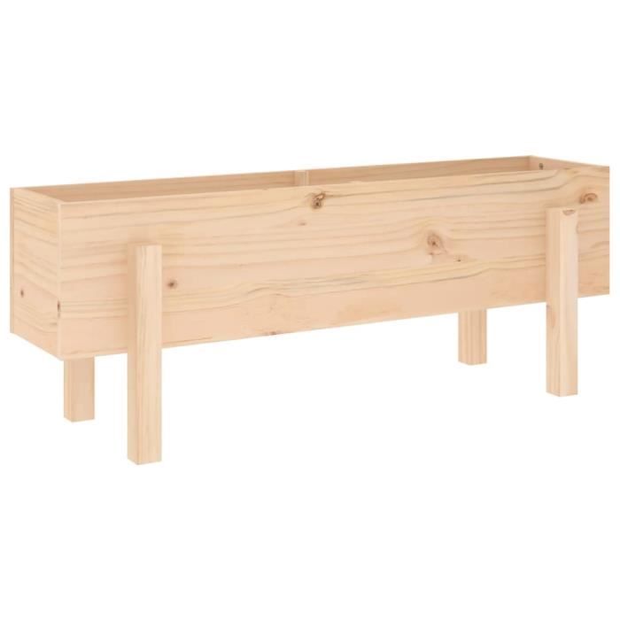 VidaXL Lit surélevé de jardin 101x30x38 cm bois de pin massif 825184