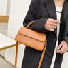 Women's Vintage Single Shoulder Bag Solid Color Casual Messenger Bag Elegant Versatile Handbag