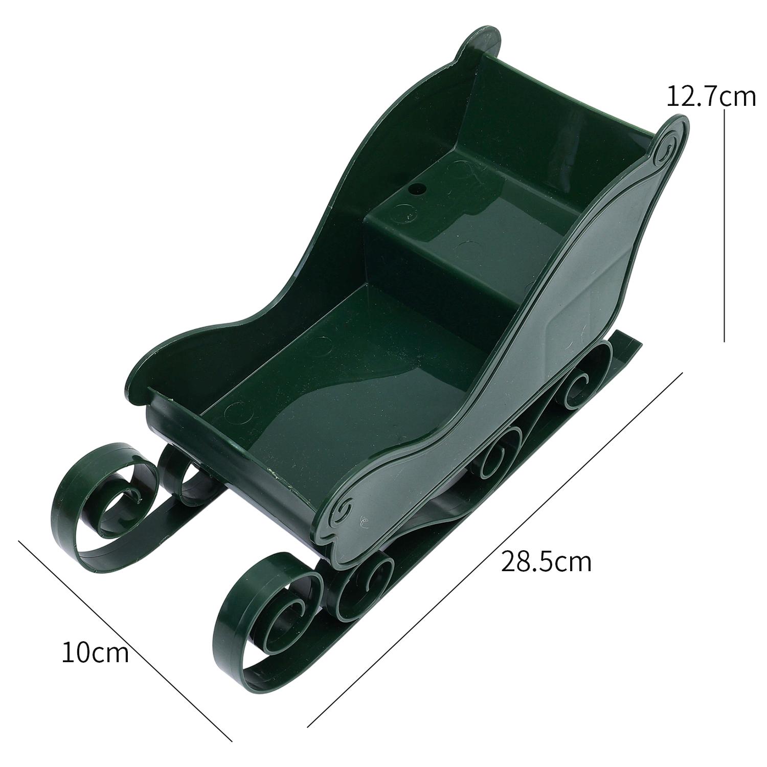 

Різдвяні сани Декор Класичний Червоний Мініатюрні Сани Прикраса для Підвішування на Різдвяну Ялинку Святкові Домашні Прикраси Подарунок на Різдво