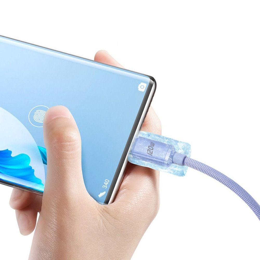 USB C 120W 6A Fast Charging Wire 120W 6A 120W USB Type C Cable Type C Cable Mobile Phone Charg