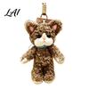 Fluffy Cat Key Ring Plush Pendant Cute Fuzzy Curly Kitten Charm Soft Animal Pendant for Backpacks Stuffed Keychain Backpack Gift Lovers Charm