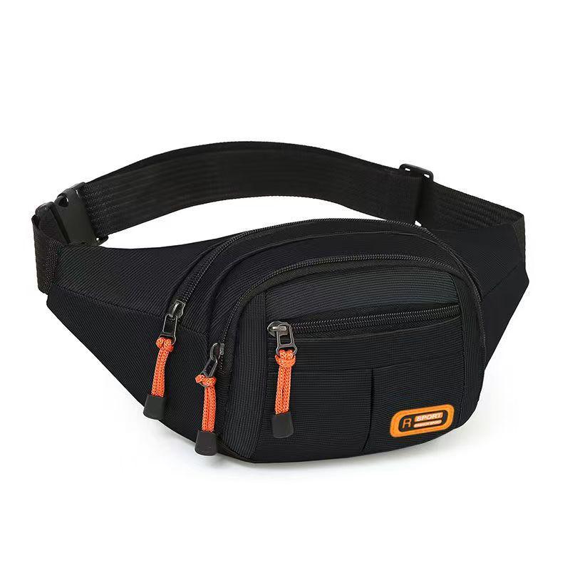 Unisex Waterproof Sports Waist Bag - Large Capacity Multifunctional Chest Bag for Business, Outdoor, and Mobile Phone Use
