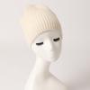 Pure Cashmere Women Winter Hats Custom Designer Logo Luxury Fashion Warm Knitted Rib Ny Beanie Caps