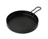 Pearl Metal Grill Pan Single Deep Cast Suitable for Fish Induction Gas and Direct from Grill To Easy Cooking 20cm, Handle, Type, Iron, Grills,