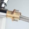1Pcs Wash Basin Faucet Locknut Mounted Fitting Circlip Antiloosening Washer Tap Fixing Fittings Kit Brass Stainless Steel