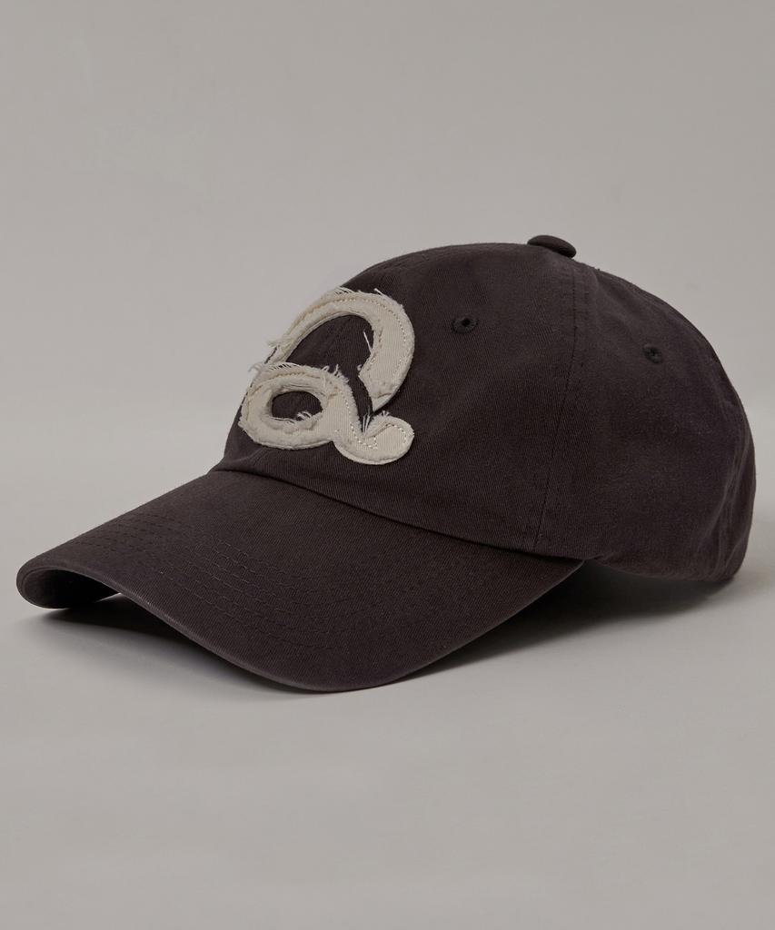Kyuseu Washed Logo Ball Cap - Brown/White