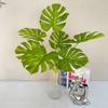 Artificial Green Plant Home Decor With Soft Silicone Leaves For Wedding And Photography Props