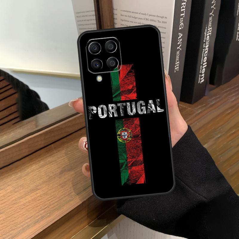Portugal Flag Case For Samsung Galaxy M56 M16 M36 M33 M53 M13 M12 M32 M52 M20 M15 M55 M31 M14 M35 M34 M54