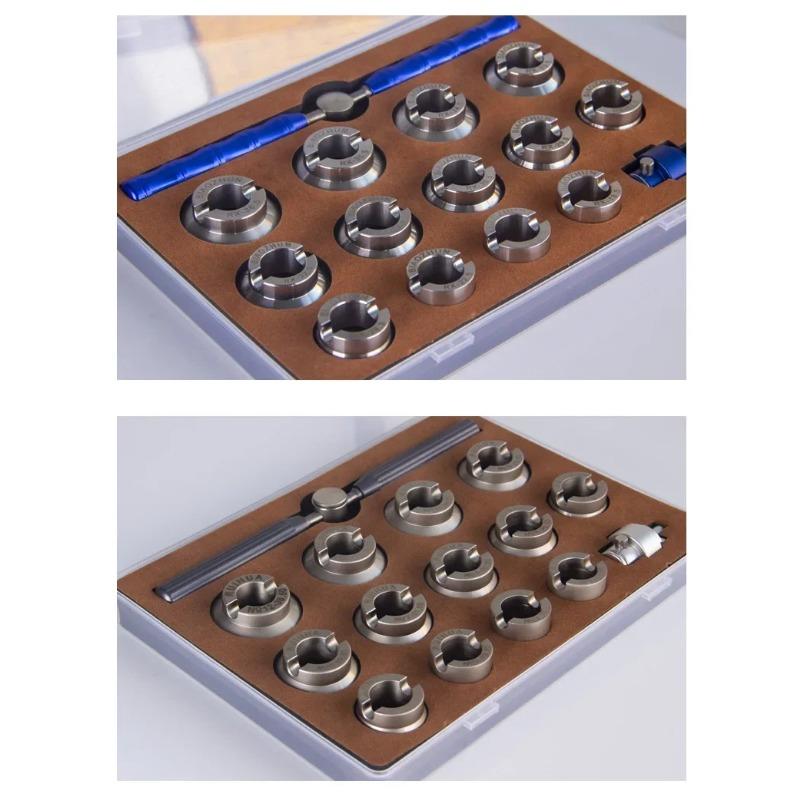 5537 5539 Alloy Watch Case Back Opener DIe Waterproof Grooved Cover Suitable for Rolex Watches Remover Tool 18.5mm-36.5mm W3739